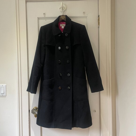 Talbots Jackets & Blazers - Talbots Black wool and rabbit hair coat with black buttons, fully lined. Size 12